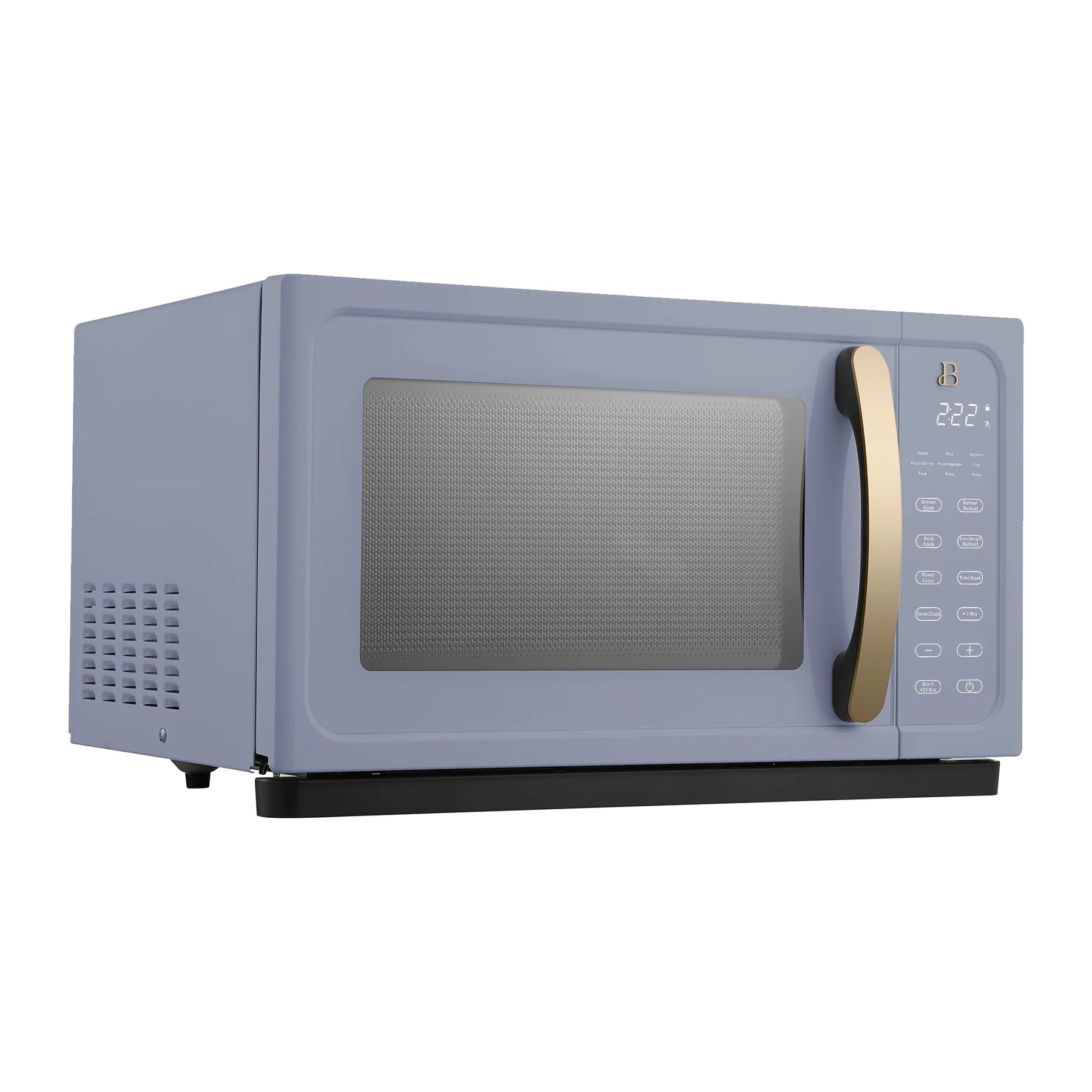 Beautiful 1.1 cu ft 1000 Watt, Sensor Microwave Oven, White Icing by Drew Barrymore, New