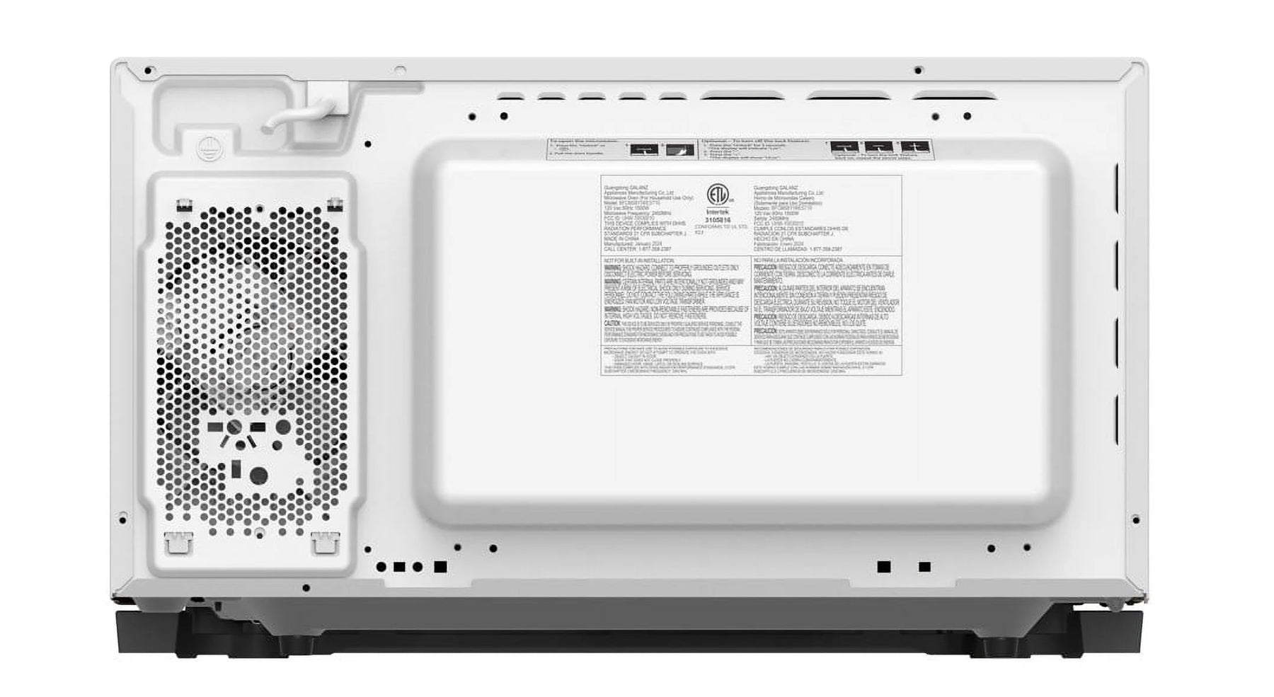 Beautiful 1.1 cu ft 1000 Watt, Sensor Microwave Oven, White Icing by Drew Barrymore, New