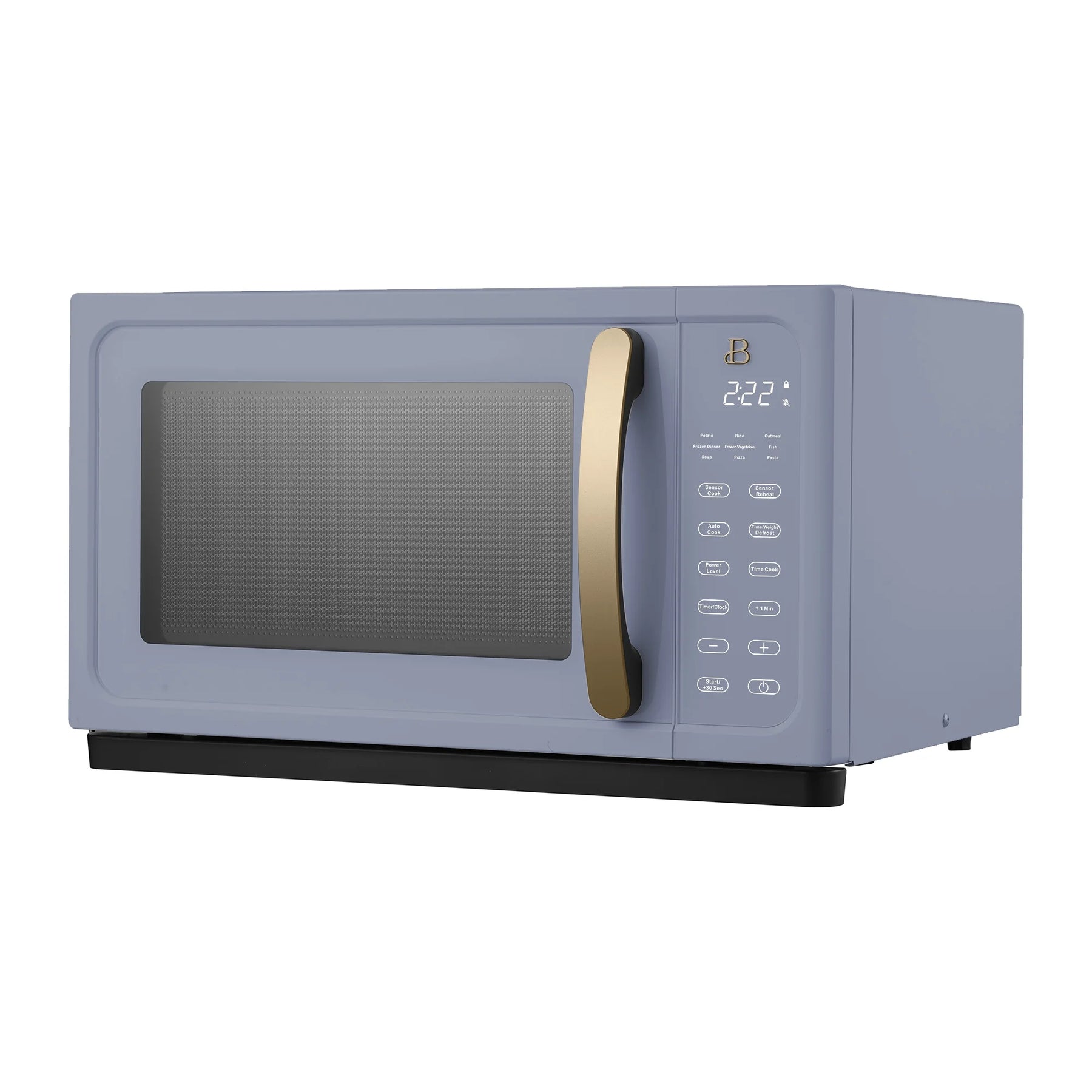 Beautiful 1.1 cu ft 1000 Watt, Sensor Microwave Oven, White Icing by Drew Barrymore, New